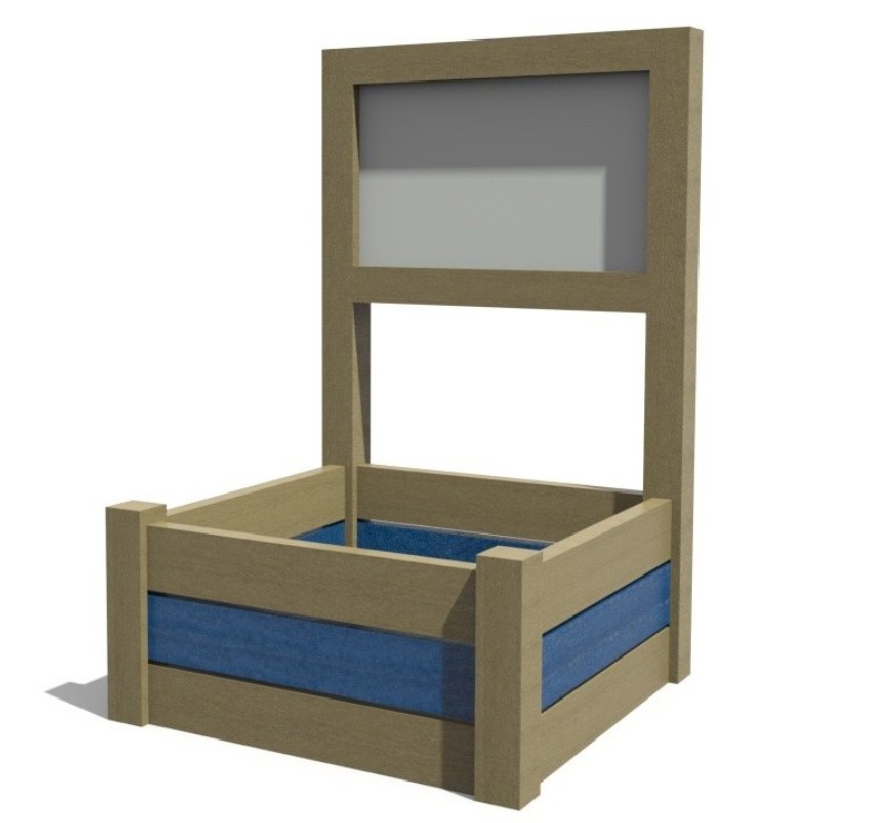 Présentoir pour plage