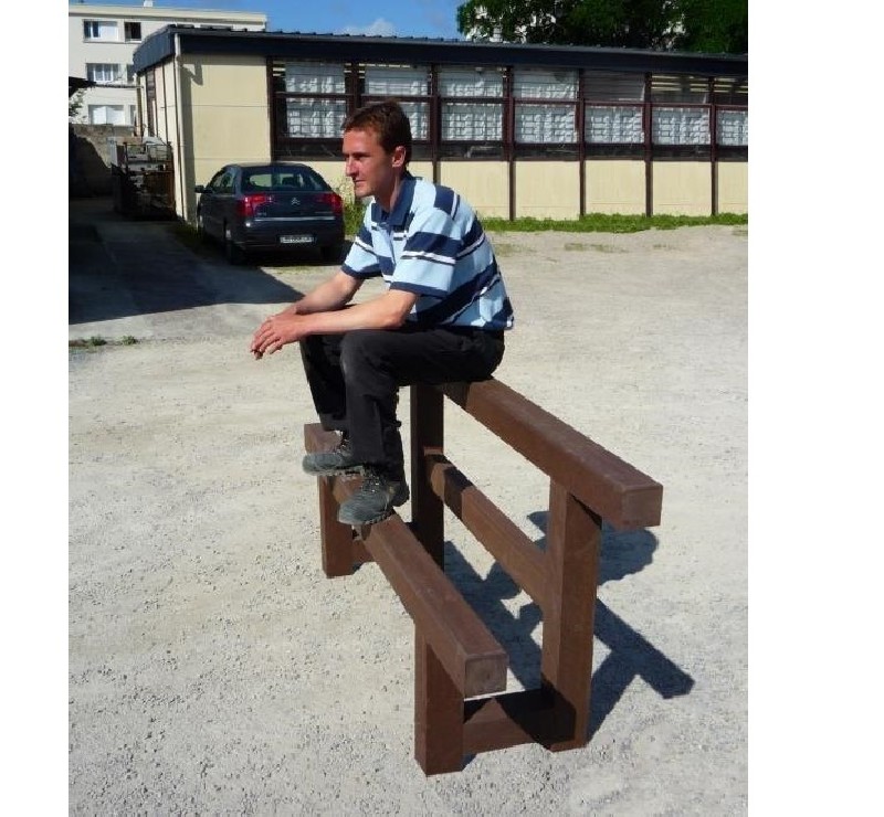 Banc plastique recyclé