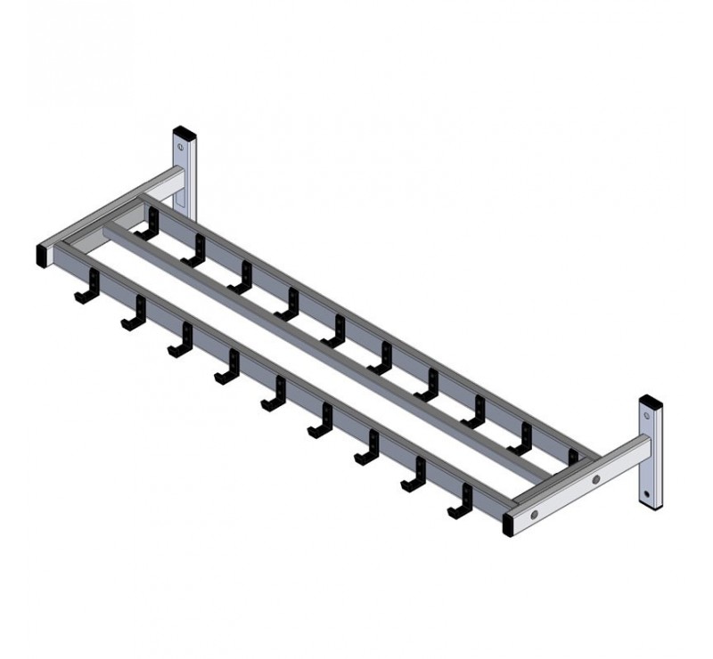 Porte-manteaux double