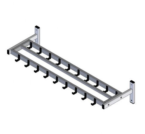 Porte-manteaux double