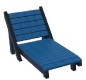 chaise longue en plastique recyclé