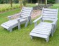 chaise longue en plastique recyclé