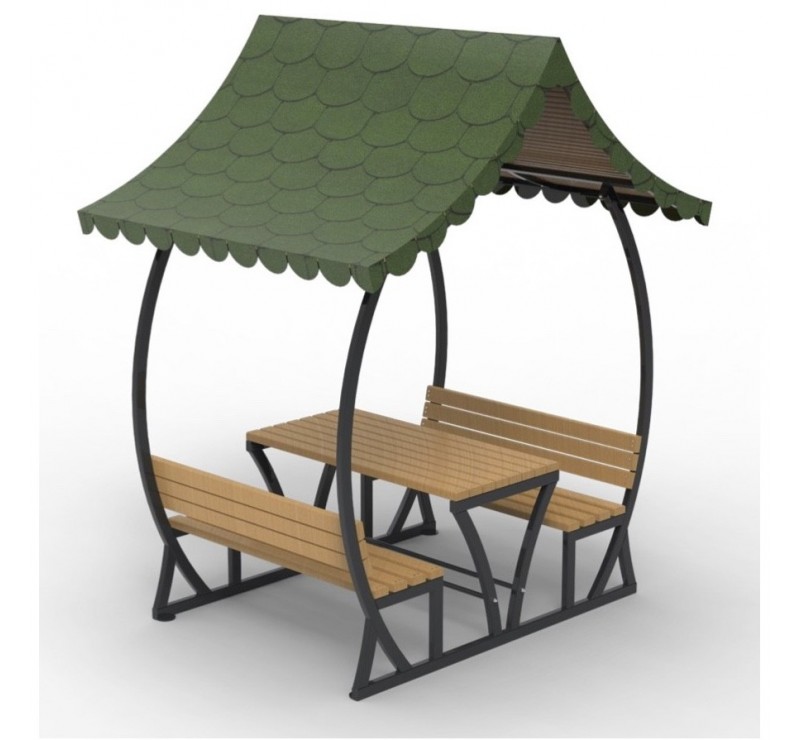 Table pique-nique avec toit Table pique-nique avec toit
