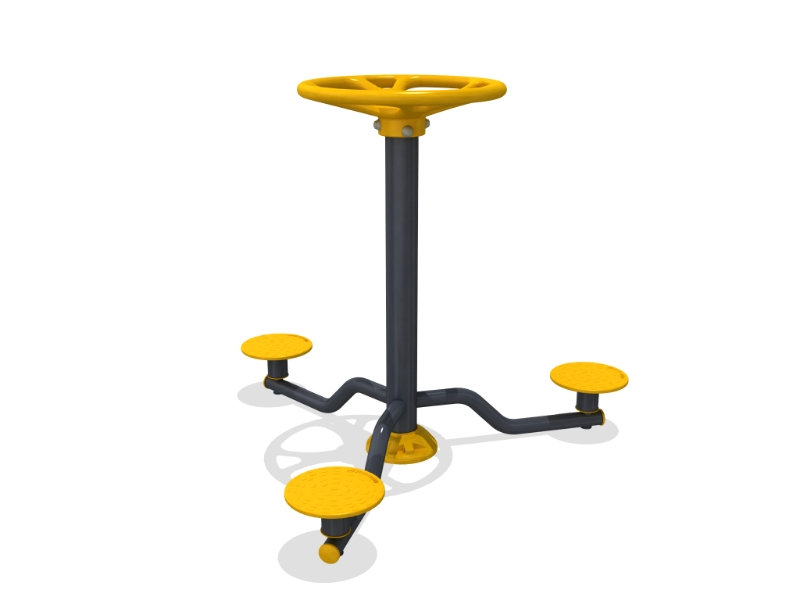 Structure de fitness en forme d'étoile pour exercice rotatif