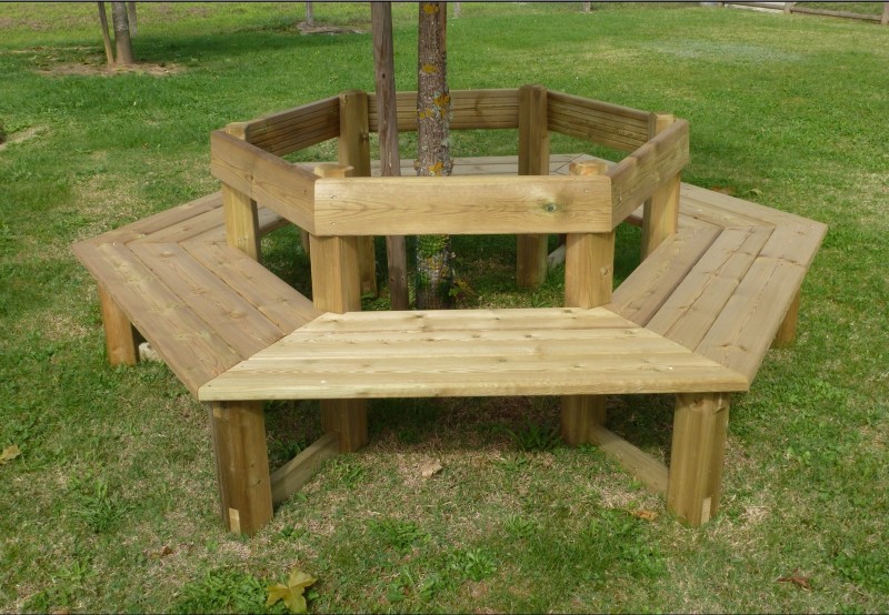 Banc tour d'arbre Banc tour d'arbre