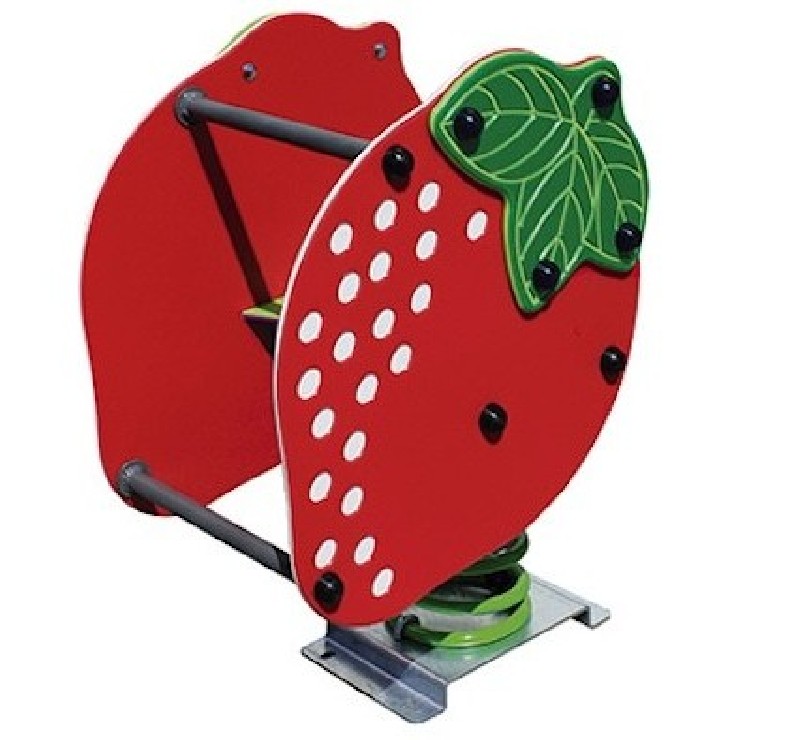 Fraise jeu sur ressort