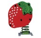 Fraise jeu sur ressort
