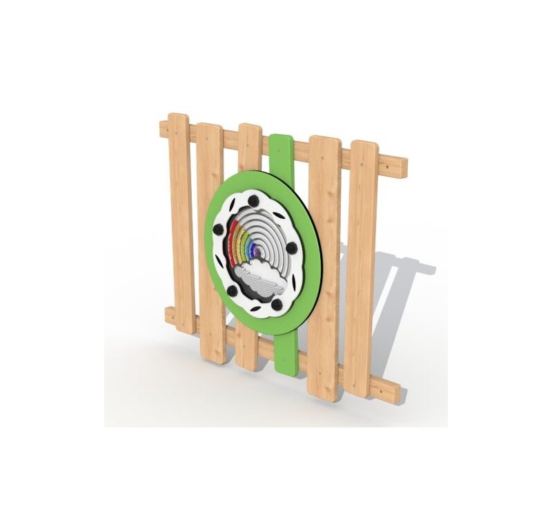 Panneau de Jeu Arc-en-Ciel Musical "Baleine Bleue"