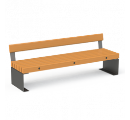 Banc urbain moderne
