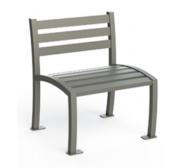 Chaise urbaine en acier...