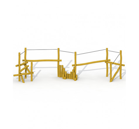 Passerelle d’Escalade et d’Équilibre pour Enfants