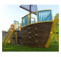 Bateau pirate sur mesure, Aire de jeu bateau pirate