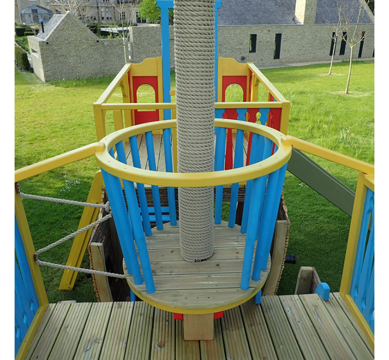 Bateau pirate sur mesure, Aire de jeu bateau pirate