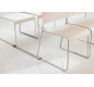 Chaise Paris Design ORANGE avec, ou sans accoudoirs