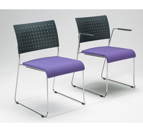 Chaise Paris Design VIOLET avec, ou sans accoudoirs