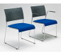 Chaise Paris Design BLEUE avec, ou sans accoudoirs