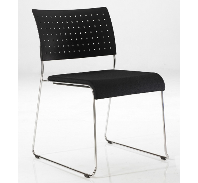 Chaise Paris Design NOIRE avec, ou sans accoudoirs