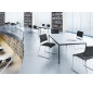 Chaise Paris Design BLEUE avec, ou sans accoudoirs