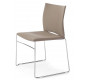 Chaise High Design avec assise coussin BLEUE