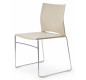 Chaise High Design avec assise coussin BLEUE