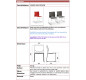 Chaise High Design ROUGE + Tablette écritoire