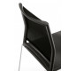 Chaise High Design avec dossier résille et avec accoudoirs ROUGE