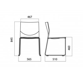 Chaise High Design avec...