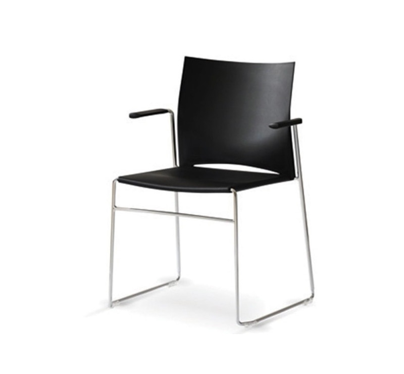 Chaise High Design avec accoudoirs
