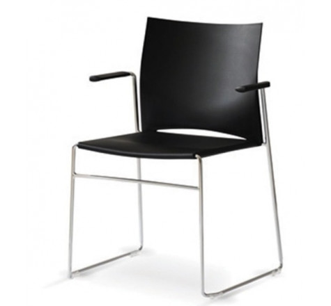 Chaise High Design avec accoudoirs