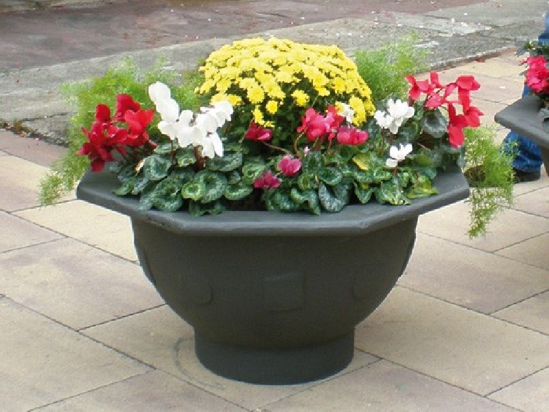 Jardinière octogonale