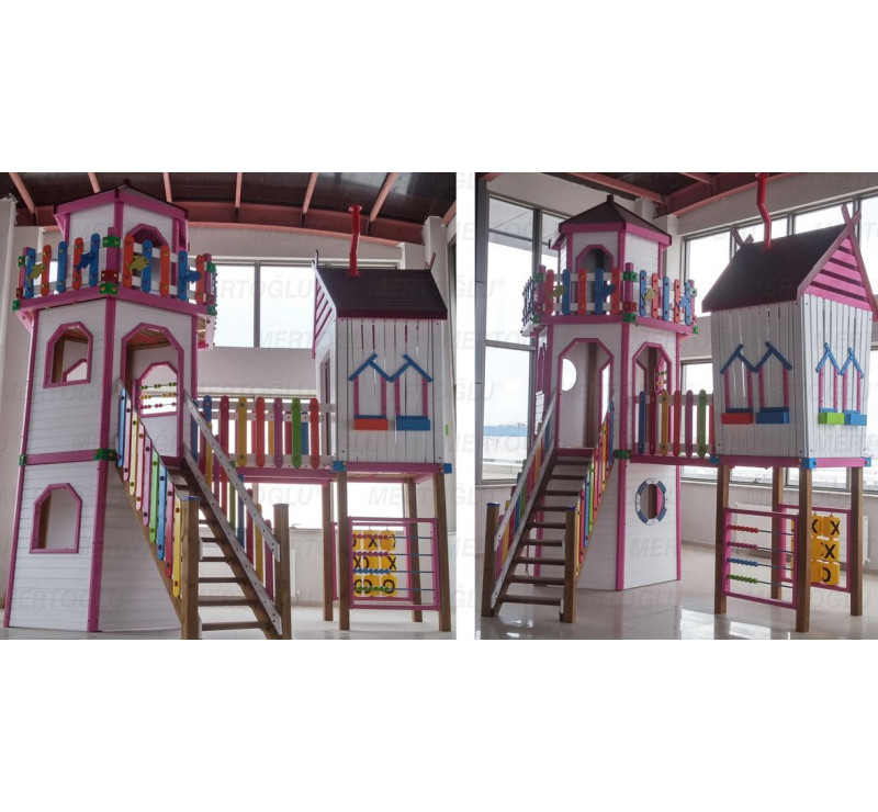 Maisons jeux de plein air pour espace public