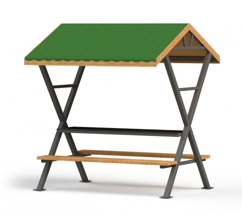 Table pique nique avec toit