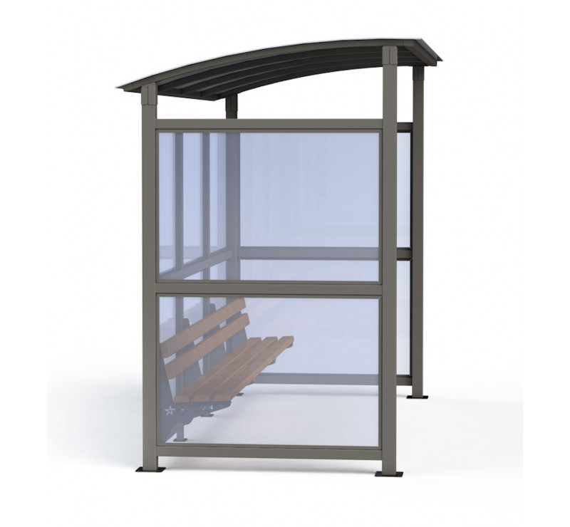 Abris bus avec banquettes