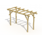 Pergola en bois de robinier