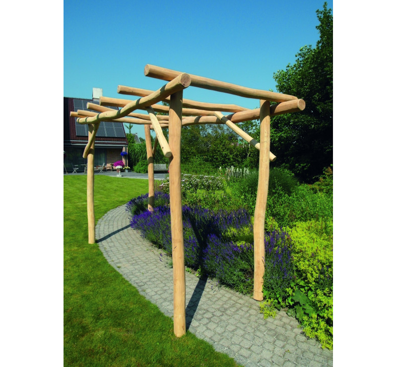 Pergola en bois de robinier 4 m