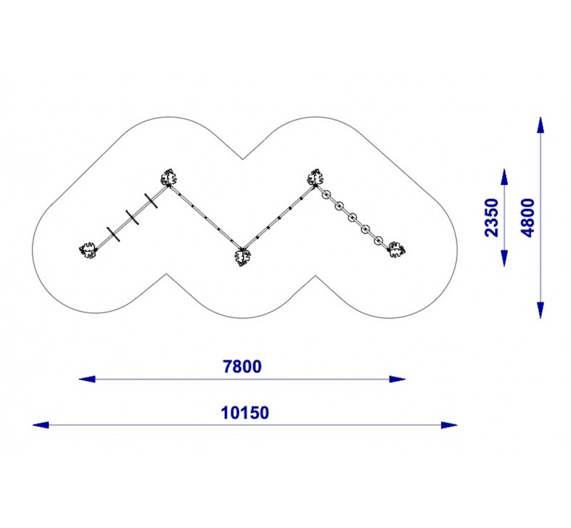 PARCOURS ZIG ZAG COMPLET
