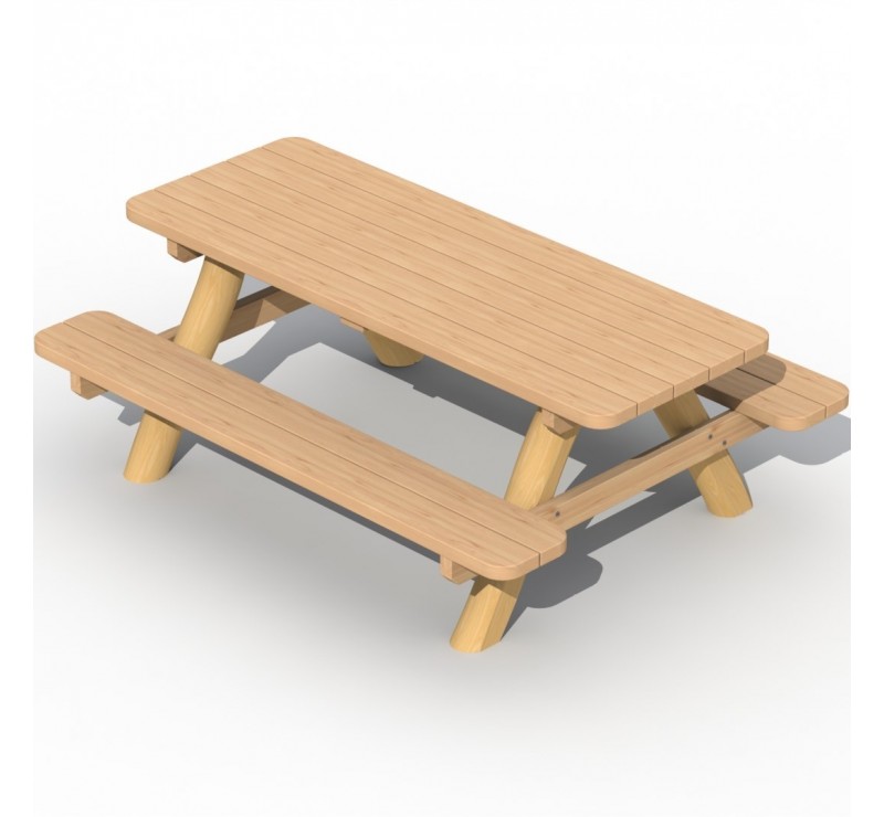 Table pique-nique de Peter en bois
