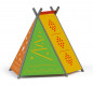 Grande cabane tipi avec table et banquettes