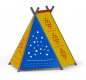 Grande cabane tipi avec table et banquettes
