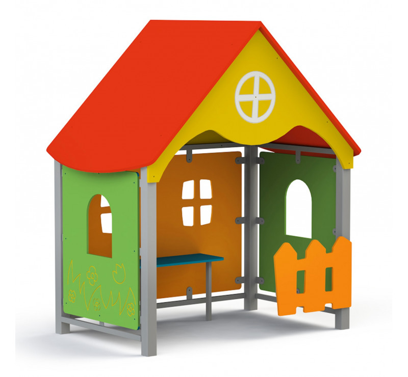 Cabane pour cour d'école
