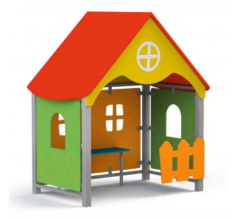 Cabane pour cour d'école
