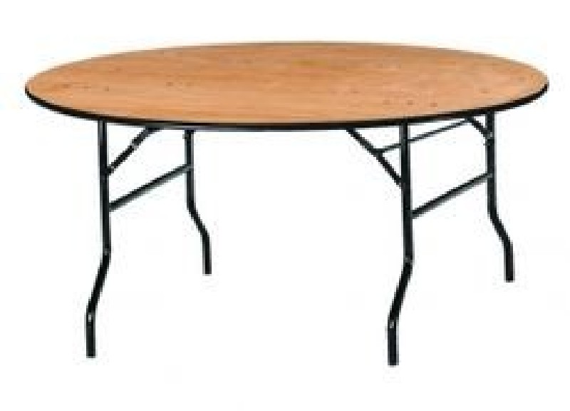Table ronde en bois multiplis verni Table ronde en bois multiplis verni