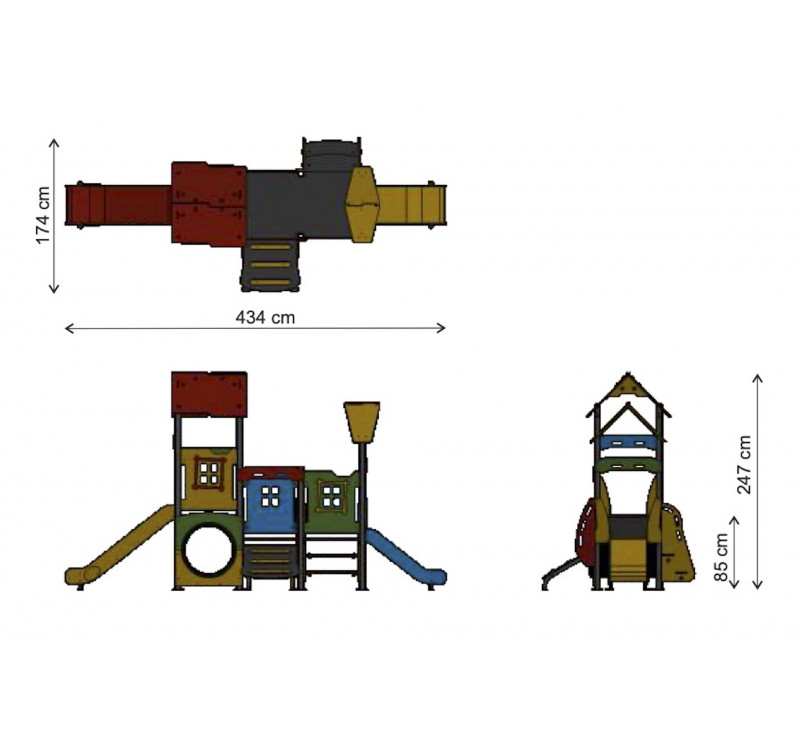 PETIT CHATEAU POUR ENFANTS DE 0 A 6 ANS
