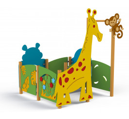 Aire de jeux girafe