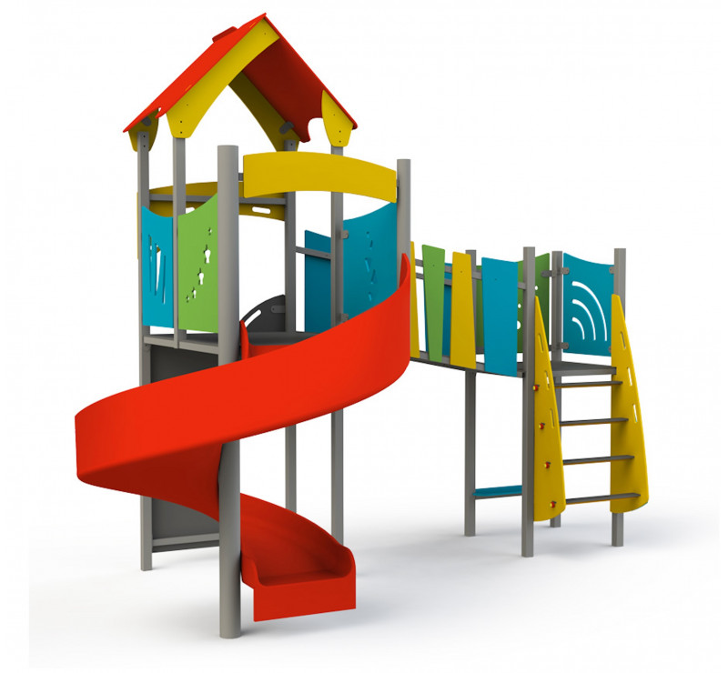 Aire de jeux pour les enfants de 3 à 12 ans