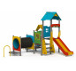 Jeux pour enfants boutique avec tunnel et toboggan