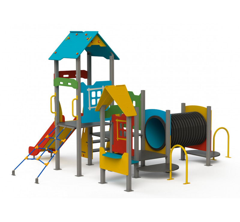 Jeux pour enfants boutique avec tunnel et toboggan