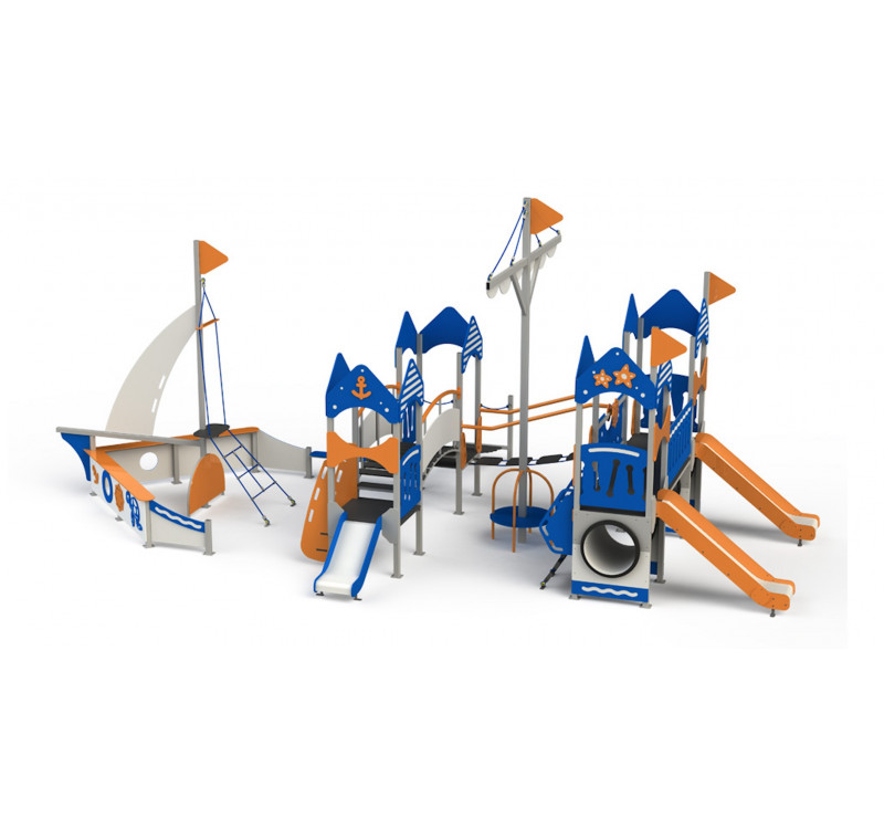 Jeu de plein air bateau pour espace public
