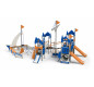 Archipel des corsaires avec voilier et toboggans pour aire de jeux