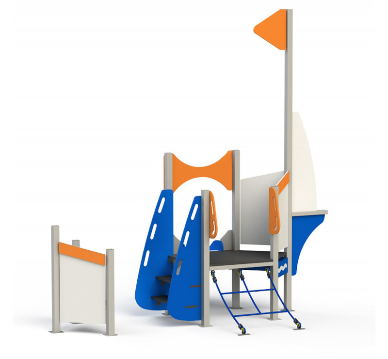 Bateau enfants pour aire de jeux